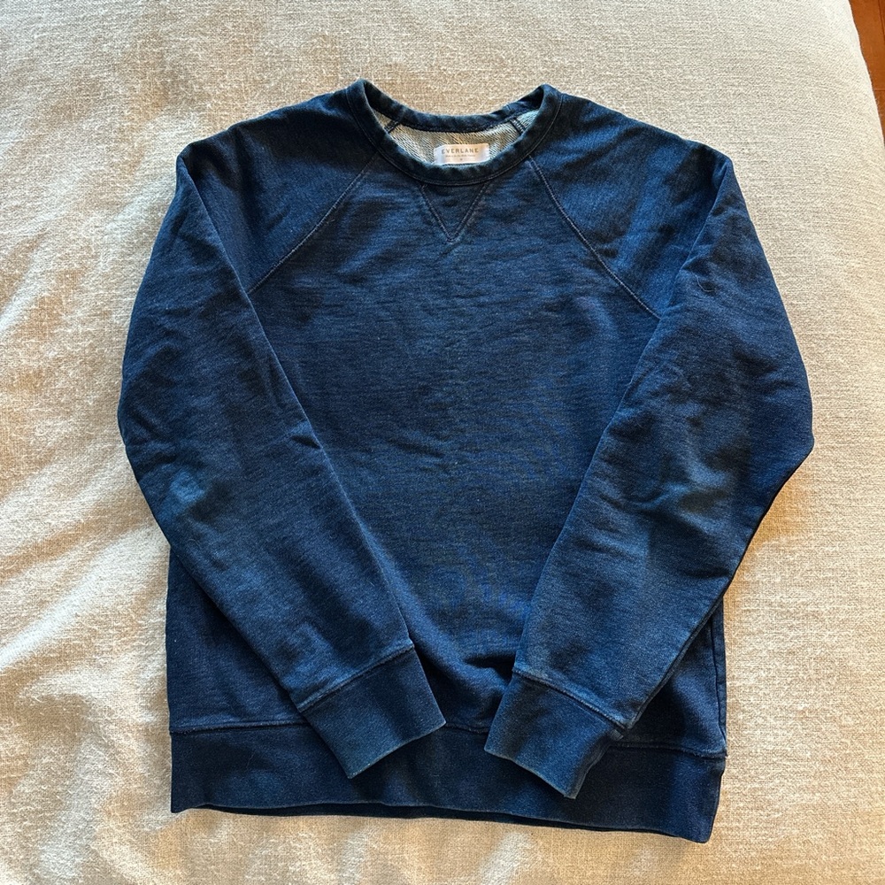 Everlane denim crewneck